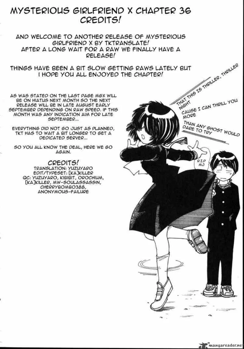 Mysterious Girlfriend X Chapter 36 page 27