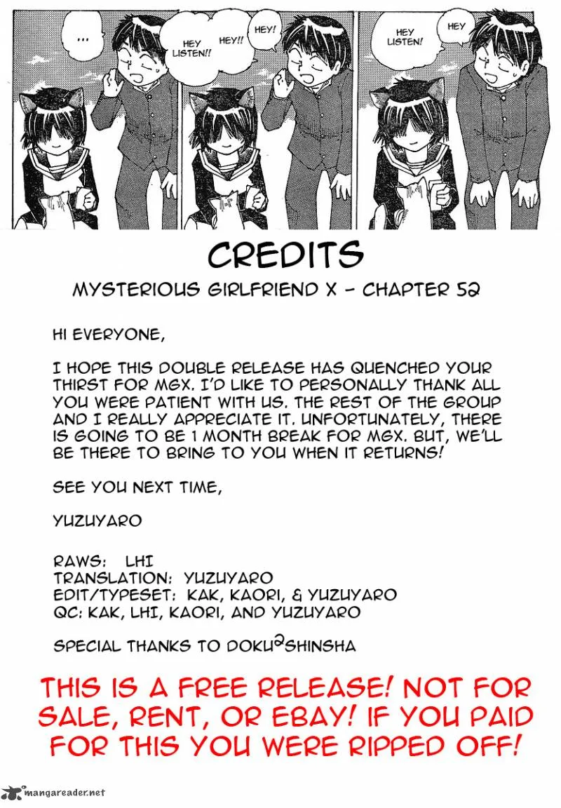 Mysterious Girlfriend X Chapter 52 page 25