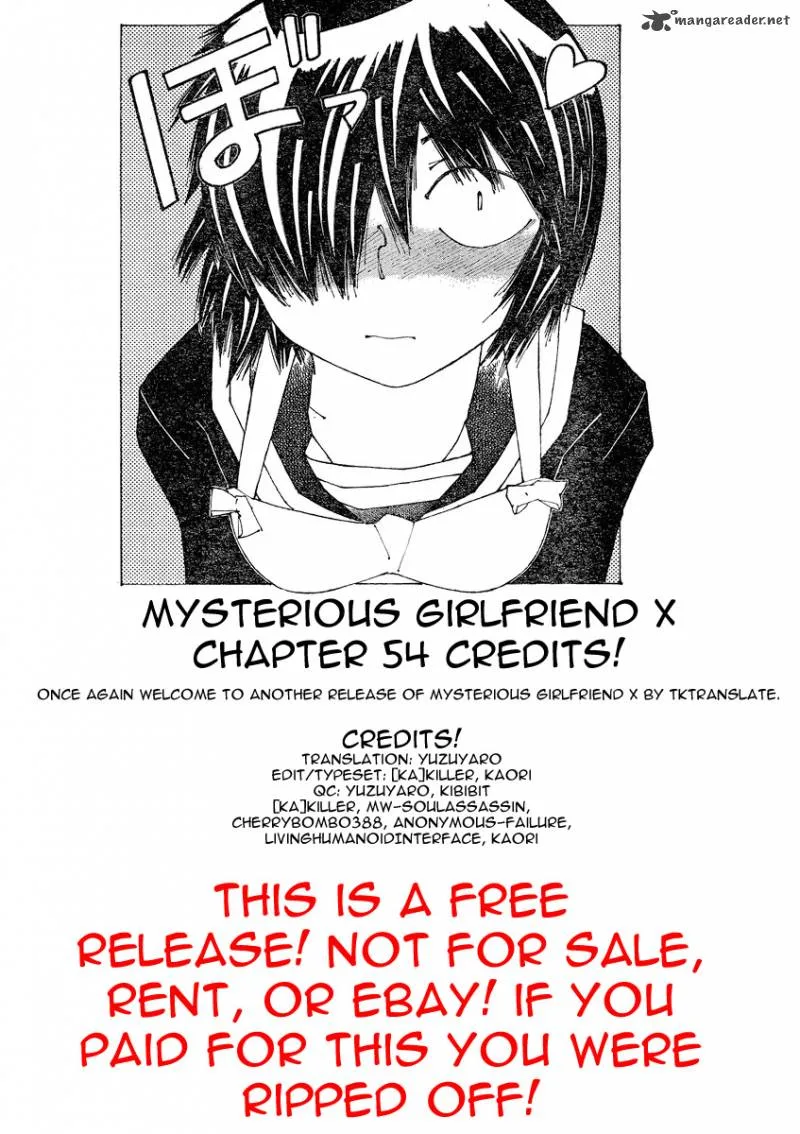 Mysterious Girlfriend X Chapter 54 page 27