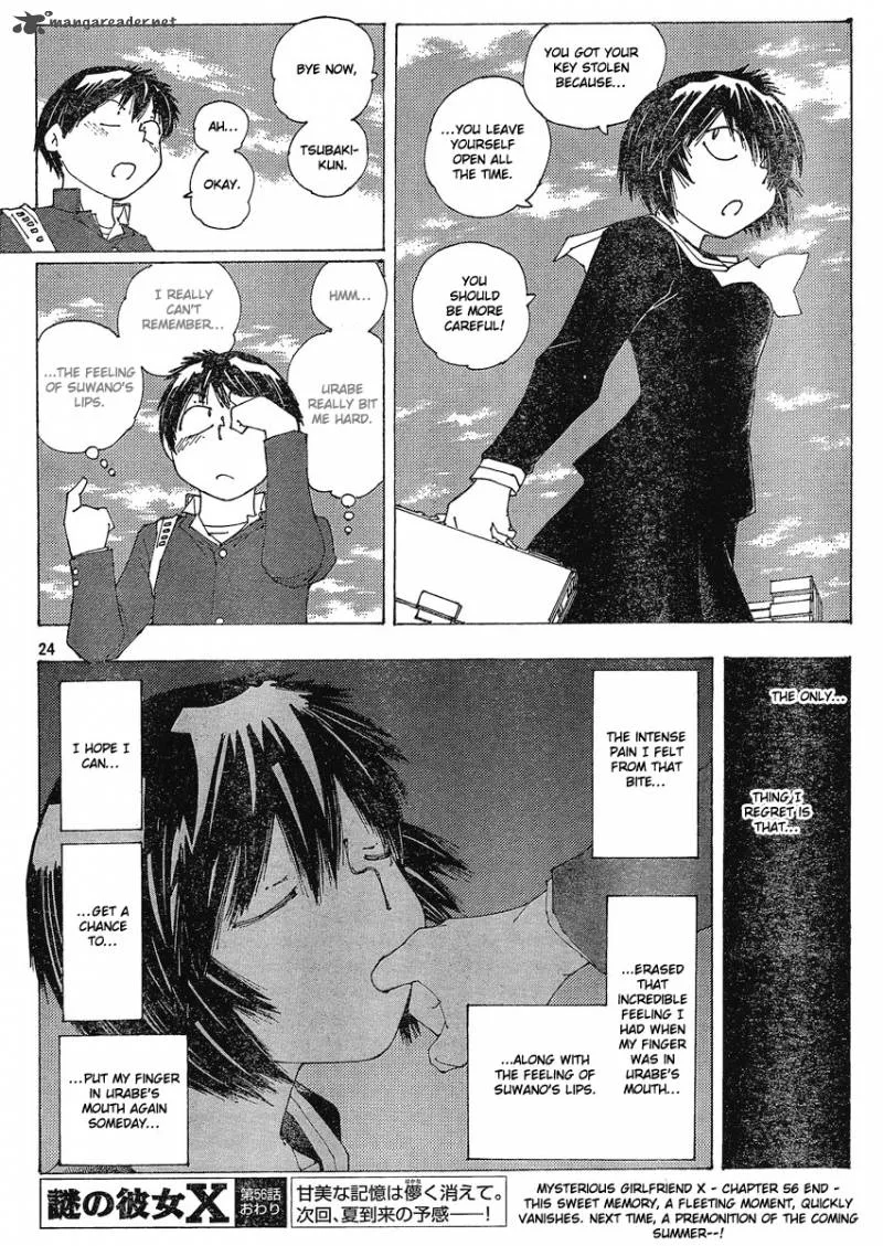 Mysterious Girlfriend X Chapter 56 page 24