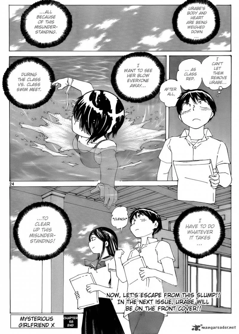 Mysterious Girlfriend X Chapter 58 page 24