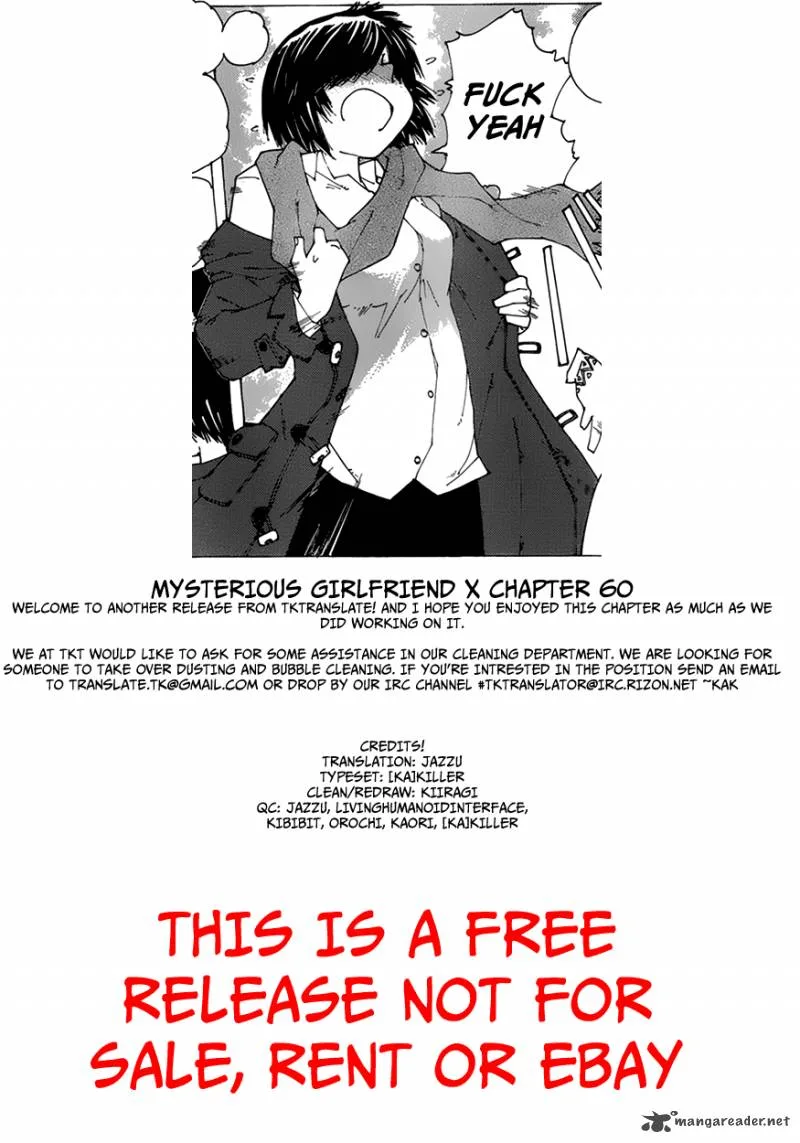 Mysterious Girlfriend X Chapter 60 page 20