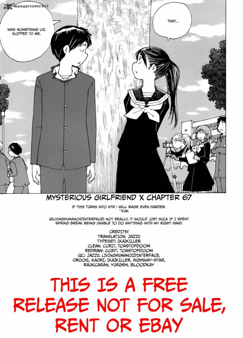 Mysterious Girlfriend X Chapter 67 page 25