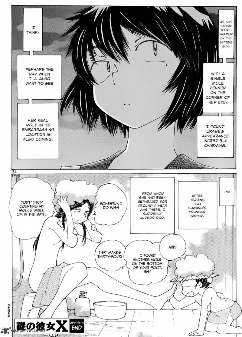 Mysterious Girlfriend X Chapter 71 page 24