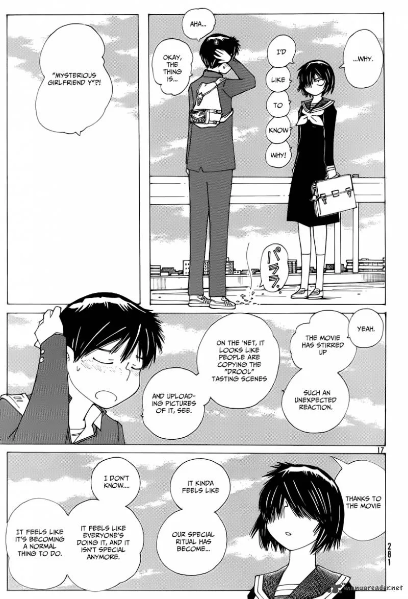 Mysterious Girlfriend X Chapter 72 page 17