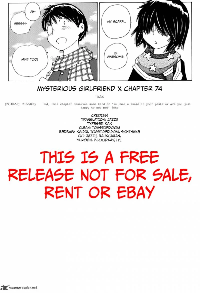 Mysterious Girlfriend X Chapter 74 page 25