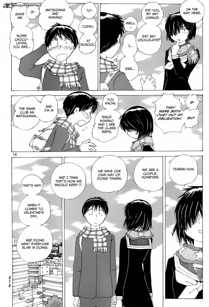 Mysterious Girlfriend X Chapter 75 page 14