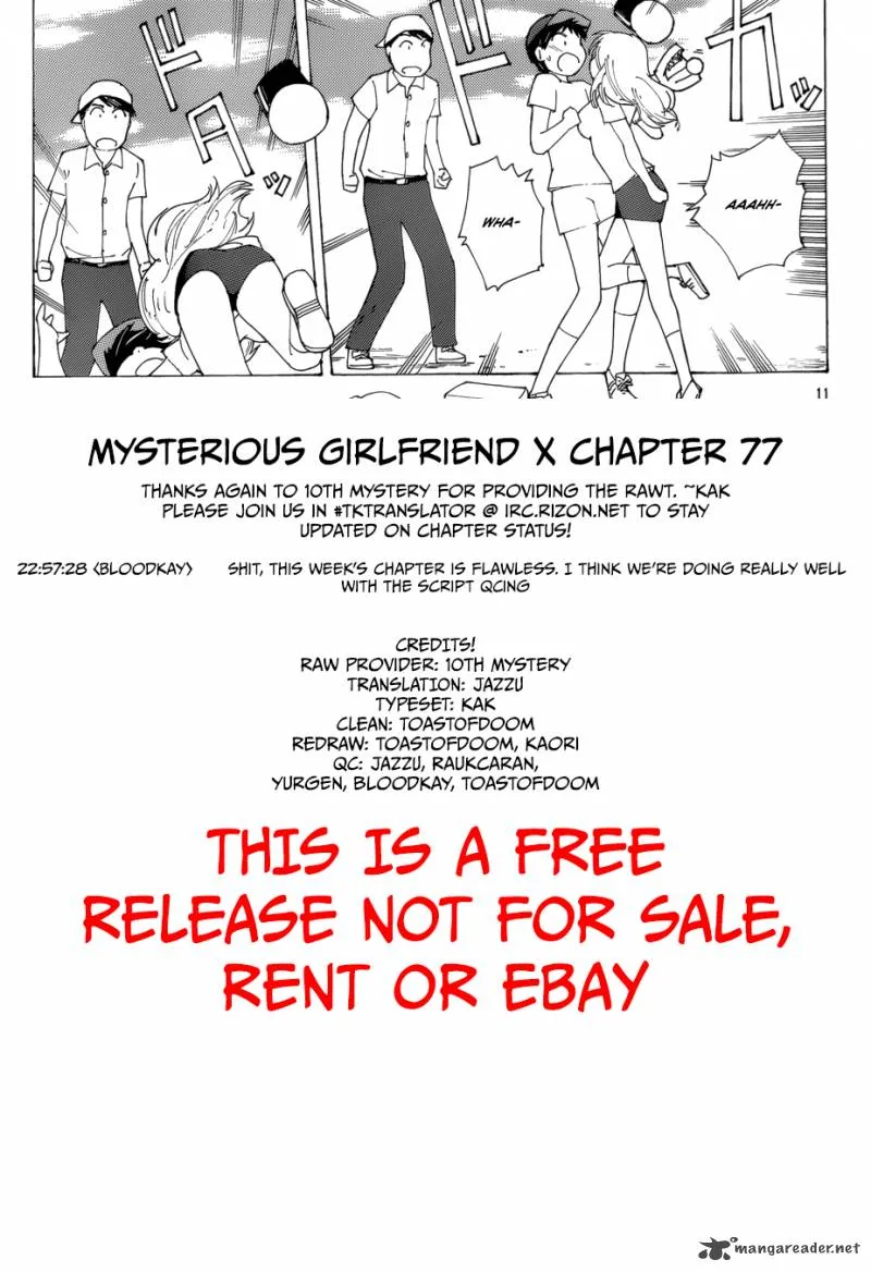 Mysterious Girlfriend X Chapter 77 page 26