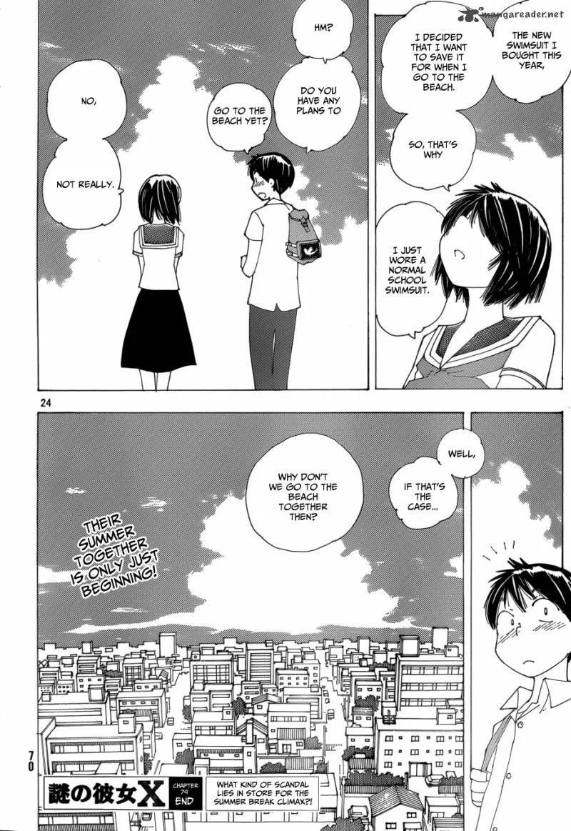Mysterious Girlfriend X Chapter 79 page 24