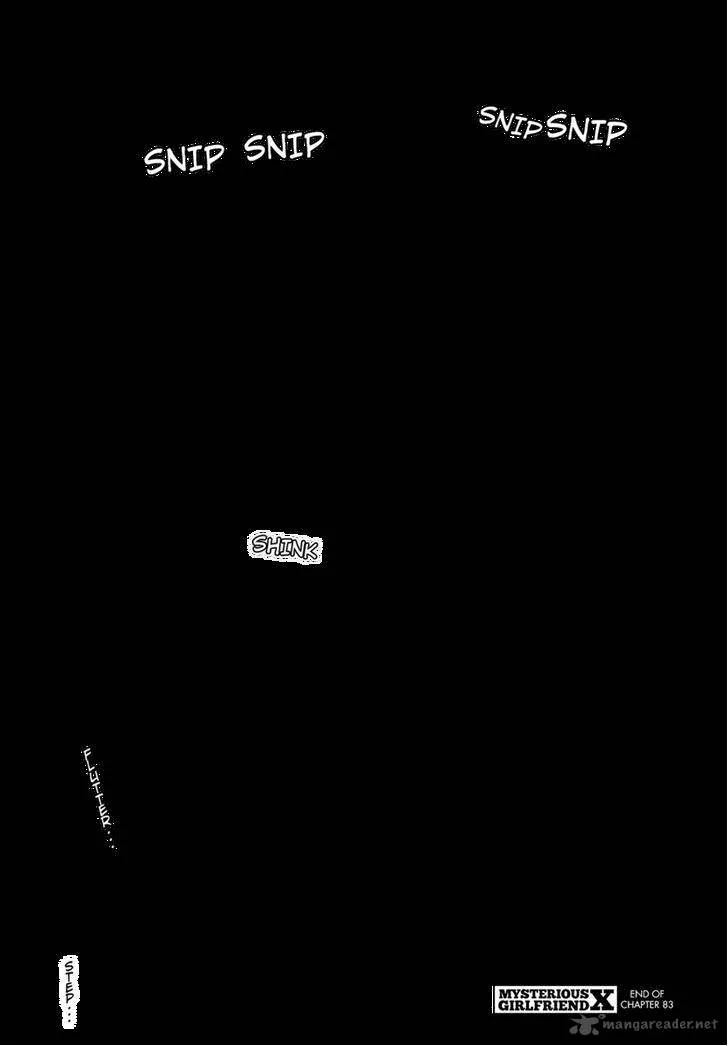 Mysterious Girlfriend X Chapter 83 page 71