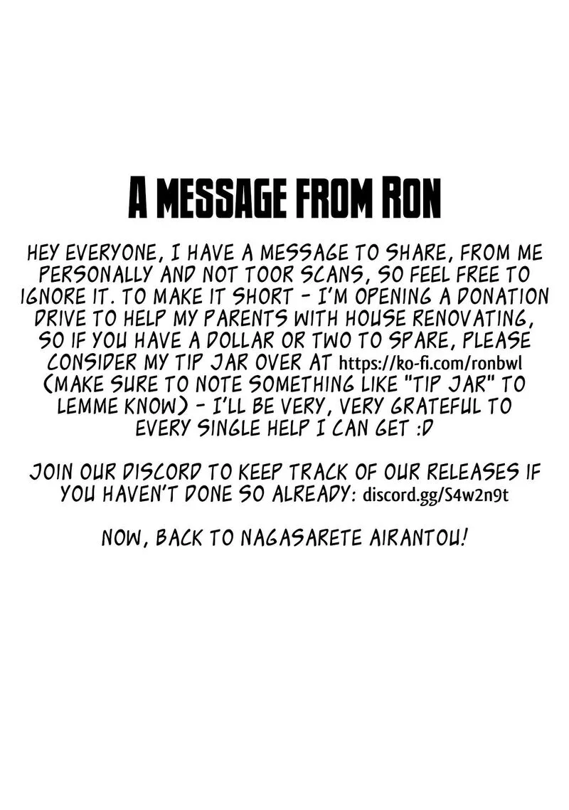 Nagasarete Airantou Chapter 190 page 1