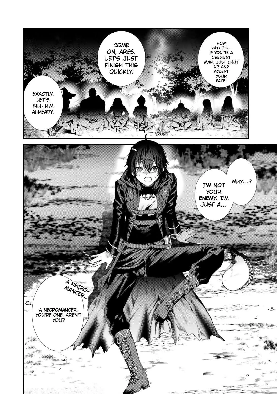 Nakama ni Uragirare Shokei Sareta Shireijutsushi, Undead-ka Shiteita Eiyuu 10000-nin o Sosei Shi Saikyou no Oukoku o Tsukuri Fukushuu o Kaishi Suru~An'ei no Gyokuza ni Eirei wa Tsudou~ Chapter 1 page 4