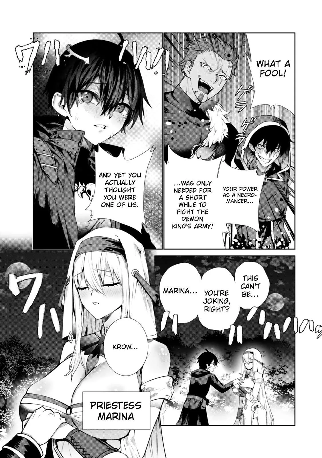 Nakama ni Uragirare Shokei Sareta Shireijutsushi, Undead-ka Shiteita Eiyuu 10000-nin o Sosei Shi Saikyou no Oukoku o Tsukuri Fukushuu o Kaishi Suru~An'ei no Gyokuza ni Eirei wa Tsudou~ Chapter 1 page 7