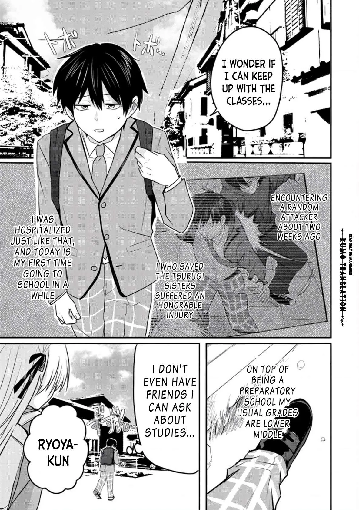 Nani No Torie Mo Nai Heibonna Ore Ga Bijin Futago Shimai Wo Inochigake De Tasuketa Kekka, Jitsuha Yan De Redatta Ni Nin Wo Ga Chi Horesaseteshimatta Ken Chapter 2 page 3