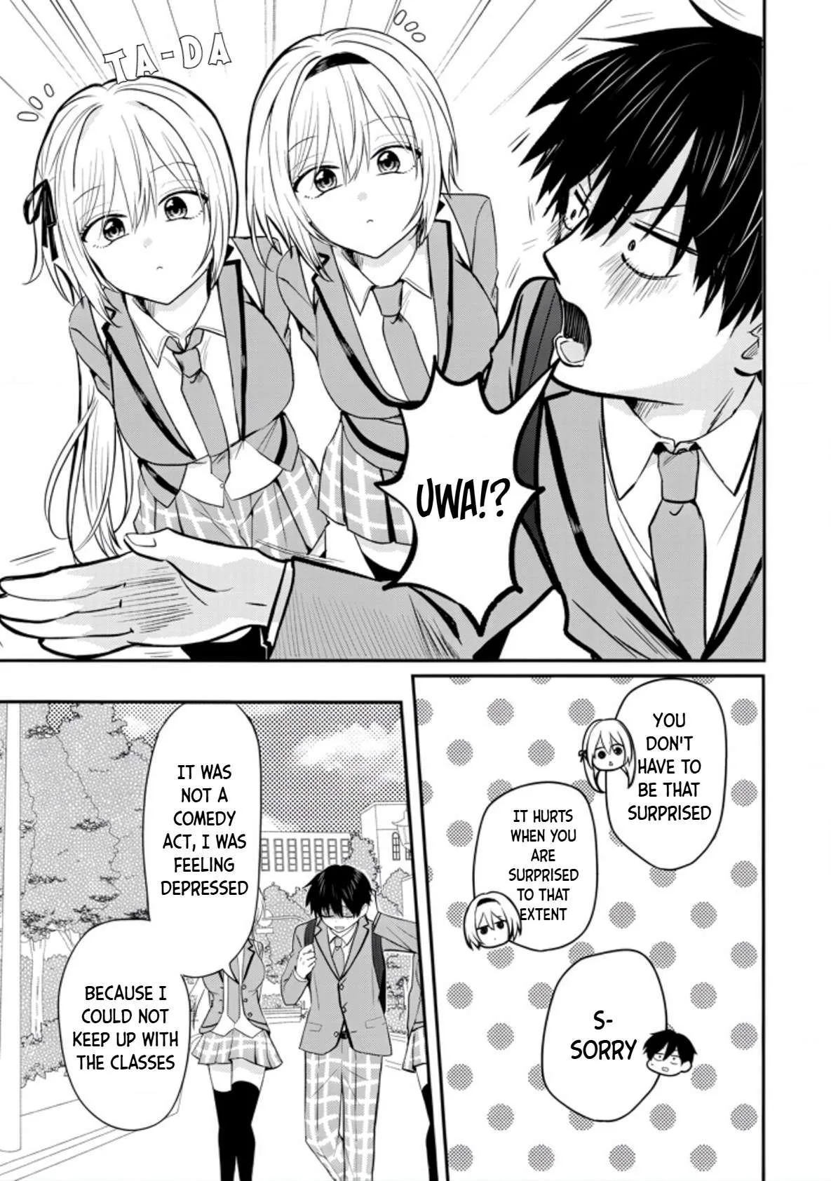 Nani No Torie Mo Nai Heibonna Ore Ga Bijin Futago Shimai Wo Inochigake De Tasuketa Kekka, Jitsuha Yan De Redatta Ni Nin Wo Ga Chi Horesaseteshimatta Ken Chapter 3 page 11