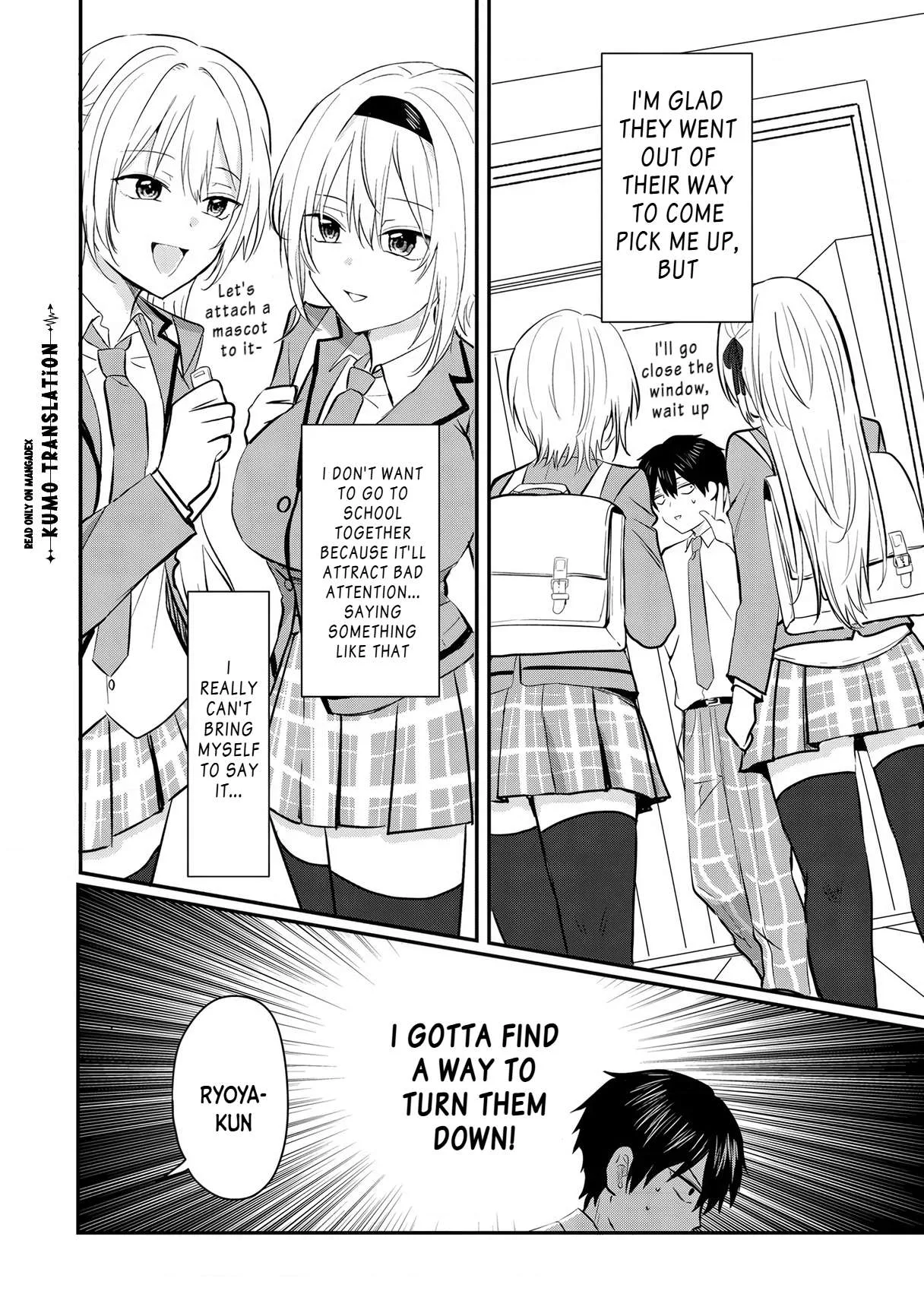 Nani No Torie Mo Nai Heibonna Ore Ga Bijin Futago Shimai Wo Inochigake De Tasuketa Kekka, Jitsuha Yan De Redatta Ni Nin Wo Ga Chi Horesaseteshimatta Ken Chapter 4.1 page 8