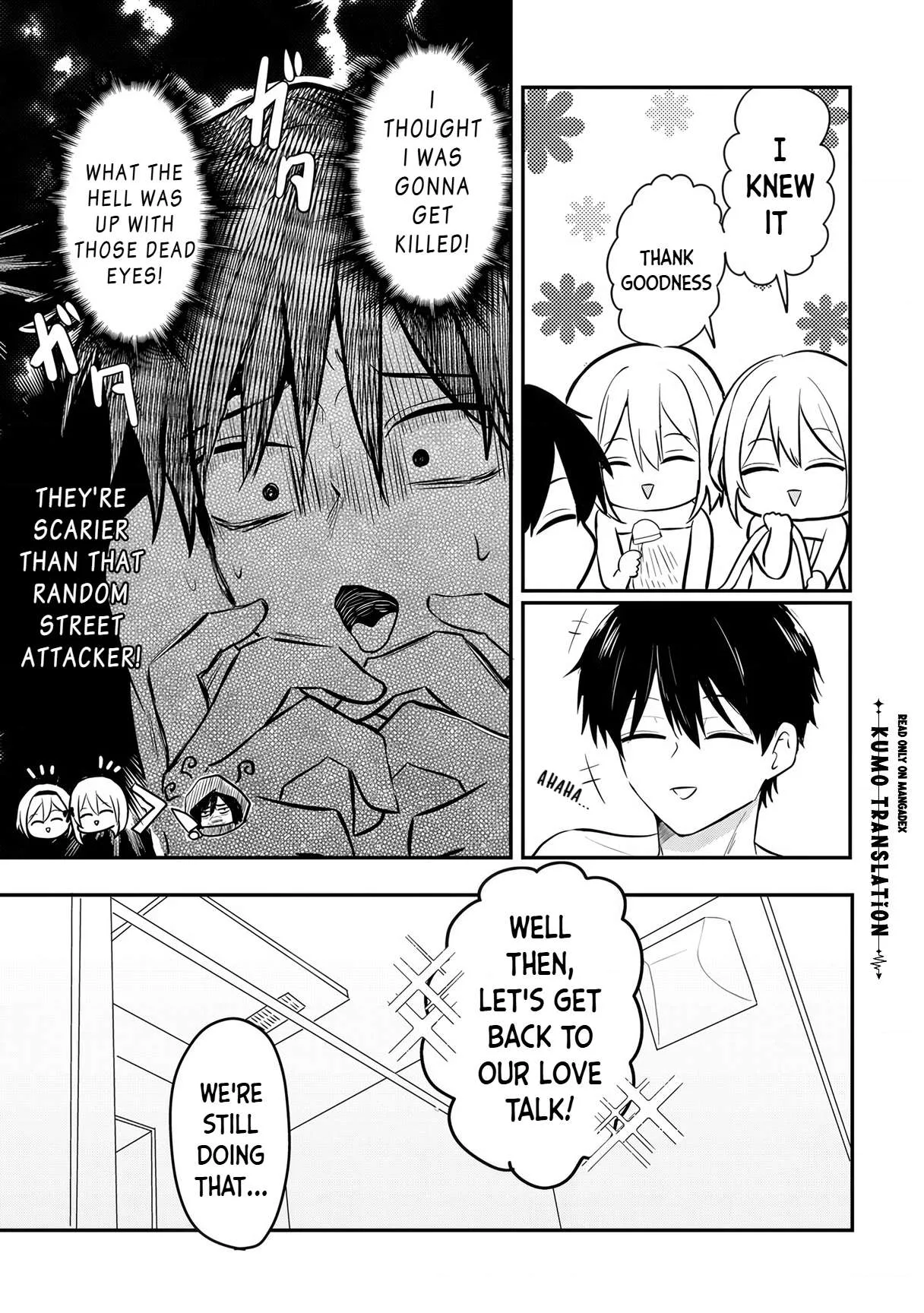 Nani No Torie Mo Nai Heibonna Ore Ga Bijin Futago Shimai Wo Inochigake De Tasuketa Kekka, Jitsuha Yan De Redatta Ni Nin Wo Ga Chi Horesaseteshimatta Ken Chapter 5.2 page 3