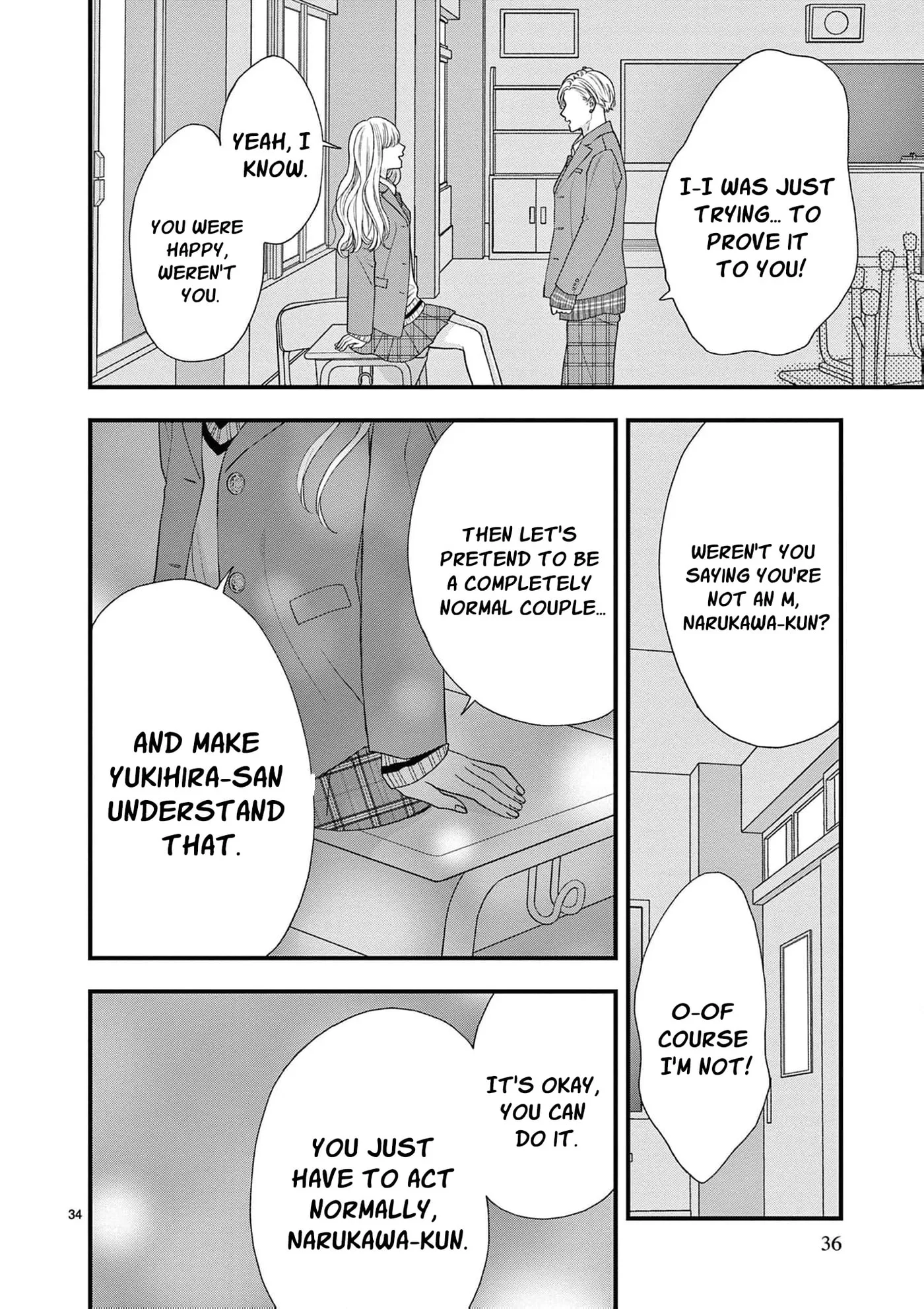 Narukawa-kun Doesn't Want to Be Made to Cry. Chapter 13 page 38