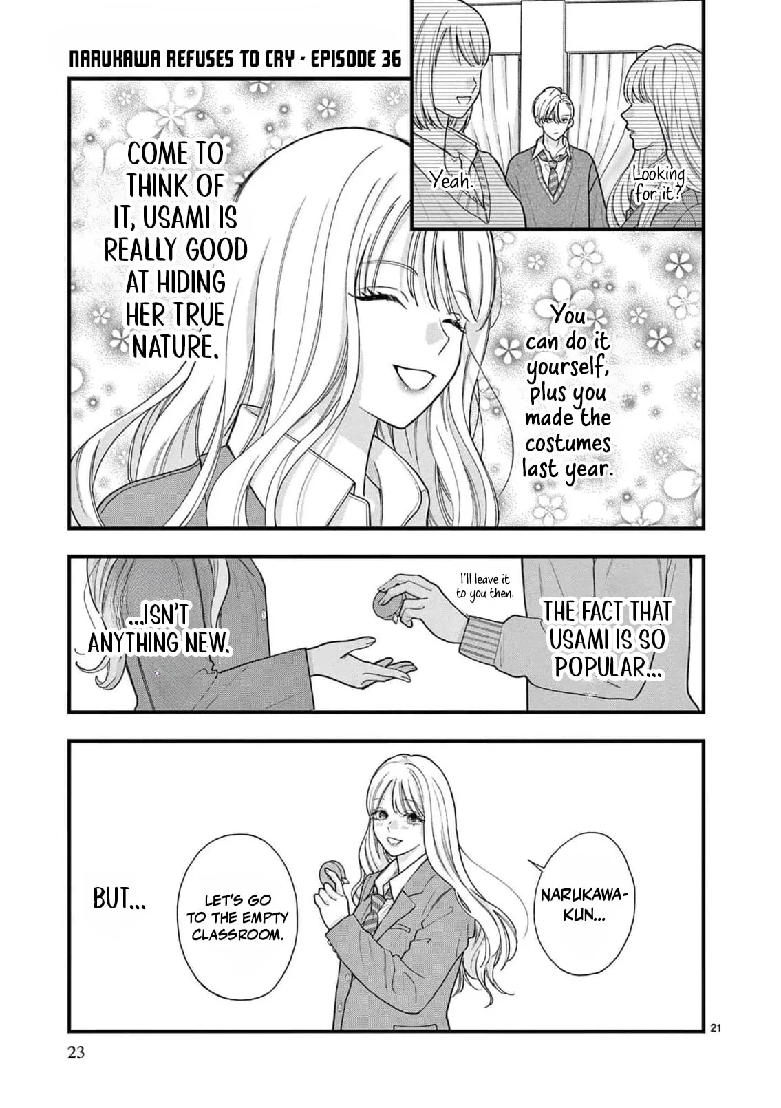 Narukawa-kun Doesn't Want to Be Made to Cry. Chapter 36 page 24