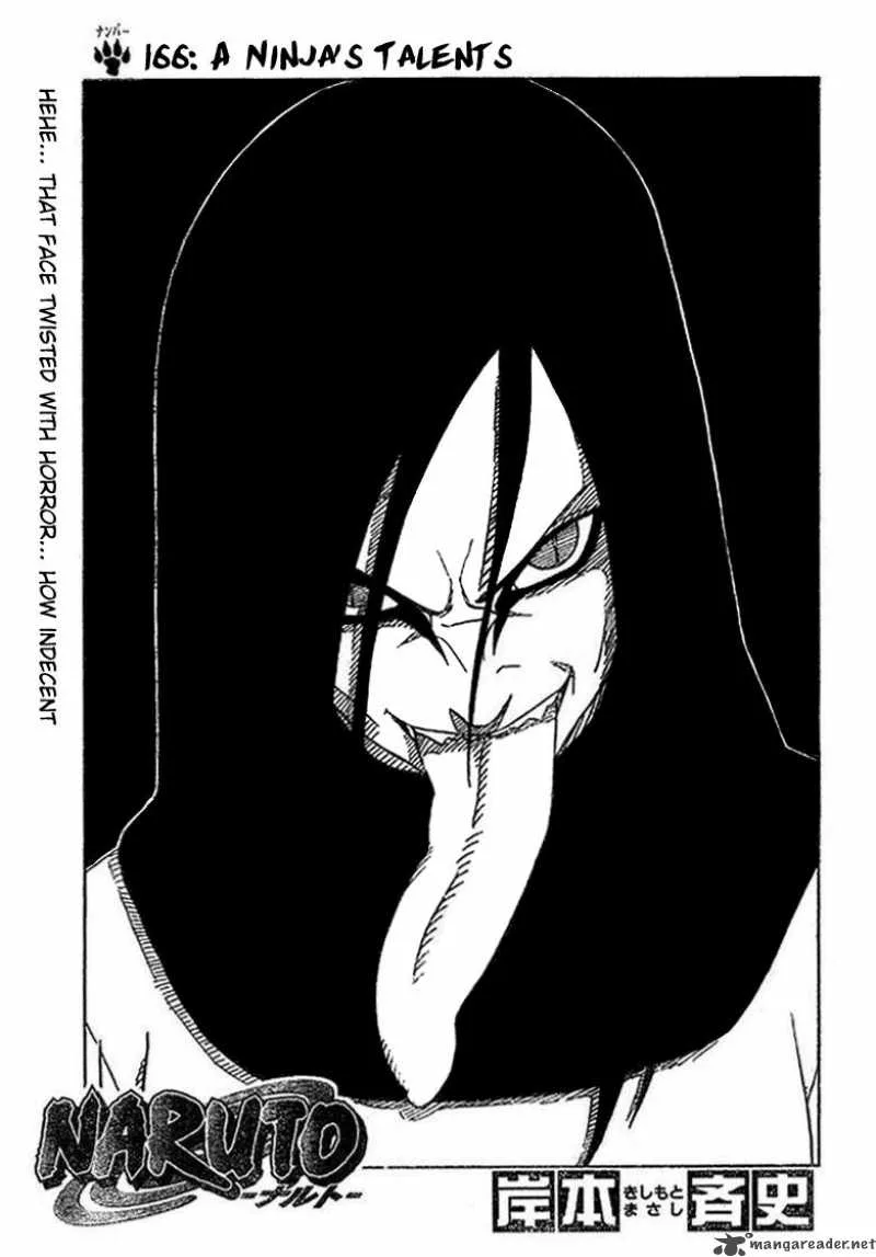 Naruto Chapter 166 page 1