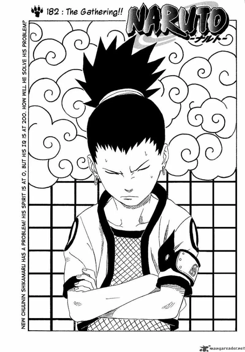 Naruto Chapter 182 page 1