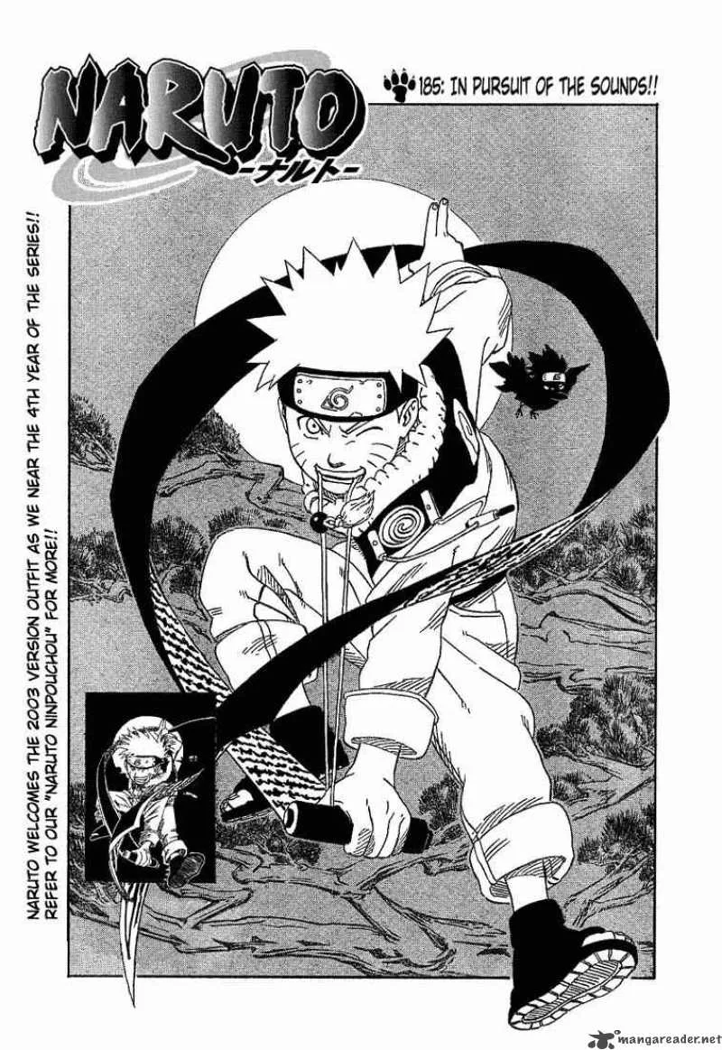 Naruto Chapter 185 page 1
