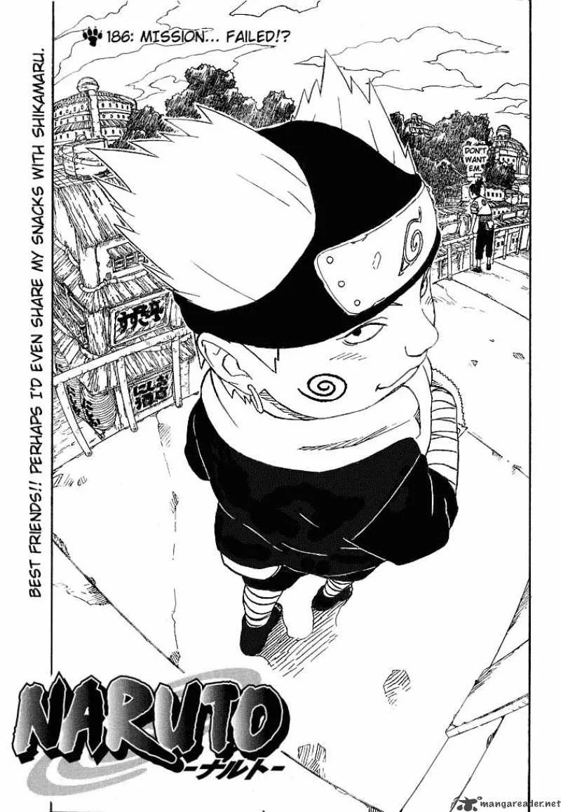 Naruto Chapter 186 page 1