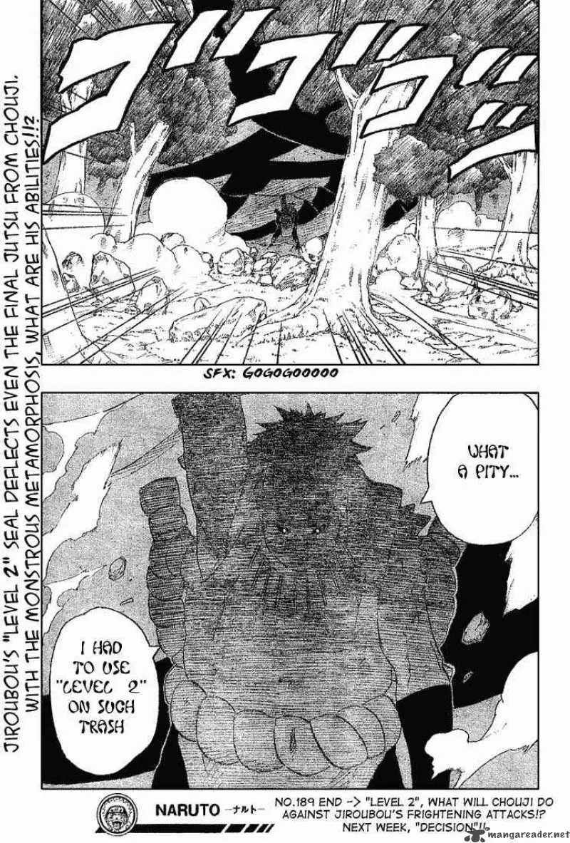 Naruto Chapter 189 page 18