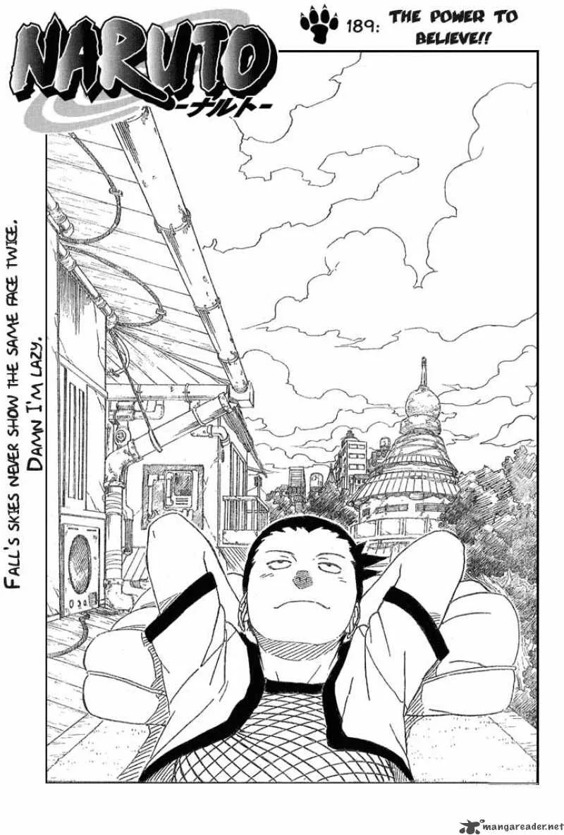 Naruto Chapter 189 page 1