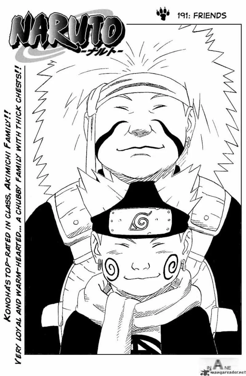 Naruto Chapter 191 page 1