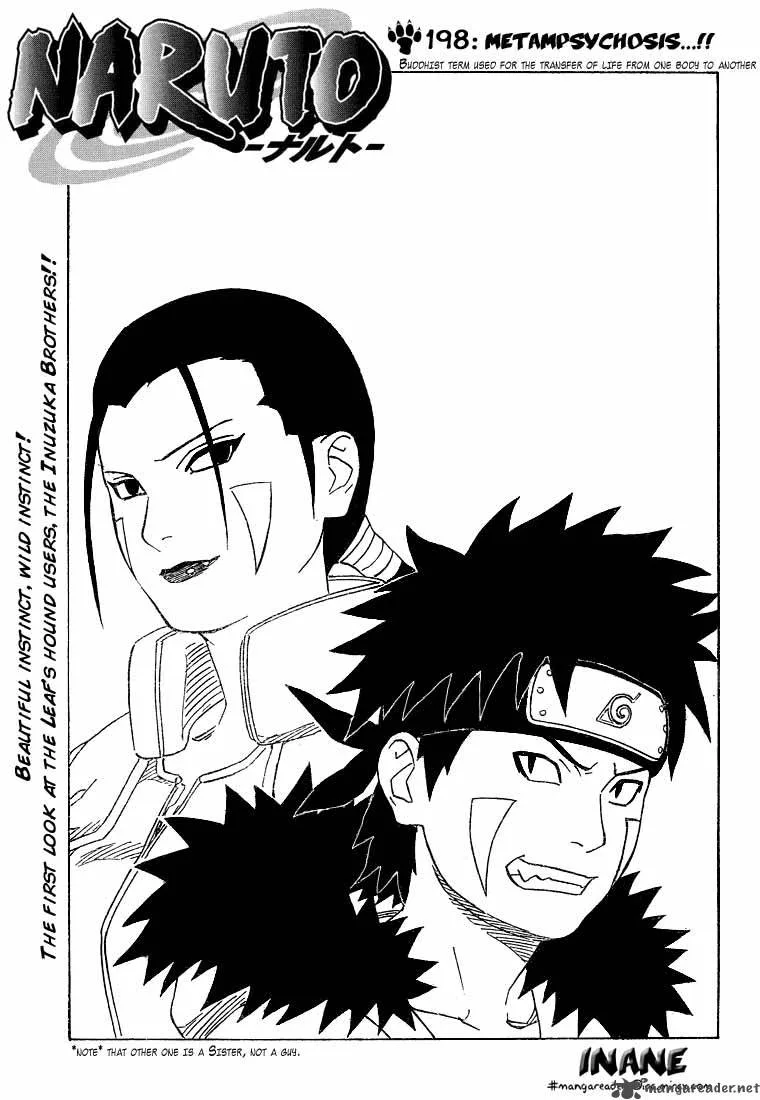 Naruto Chapter 198 page 1
