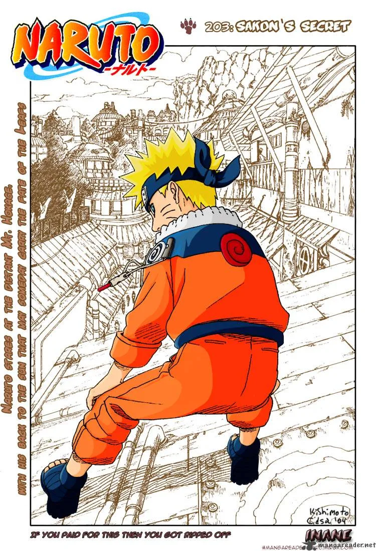 Naruto Chapter 203 page 2