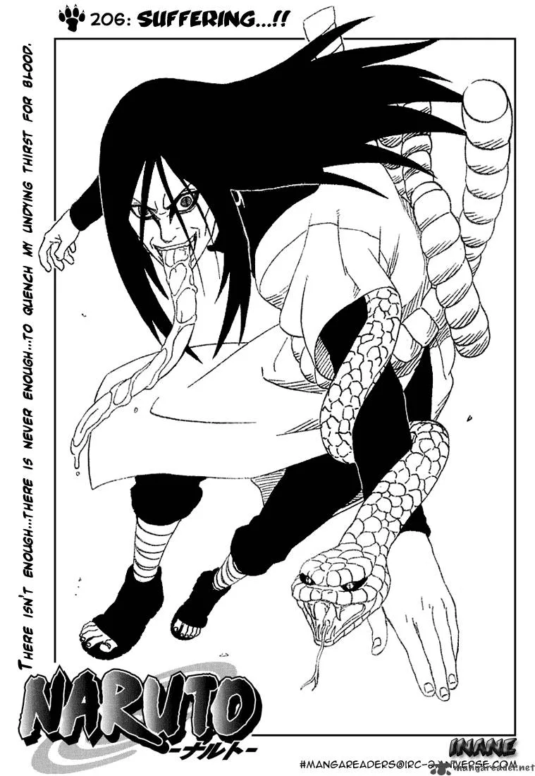 Naruto Chapter 206 page 2
