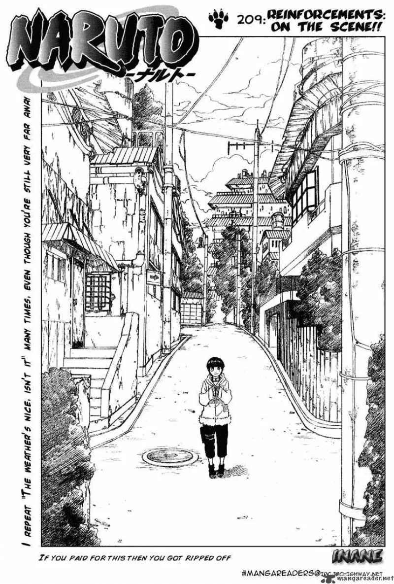Naruto Chapter 209 page 1
