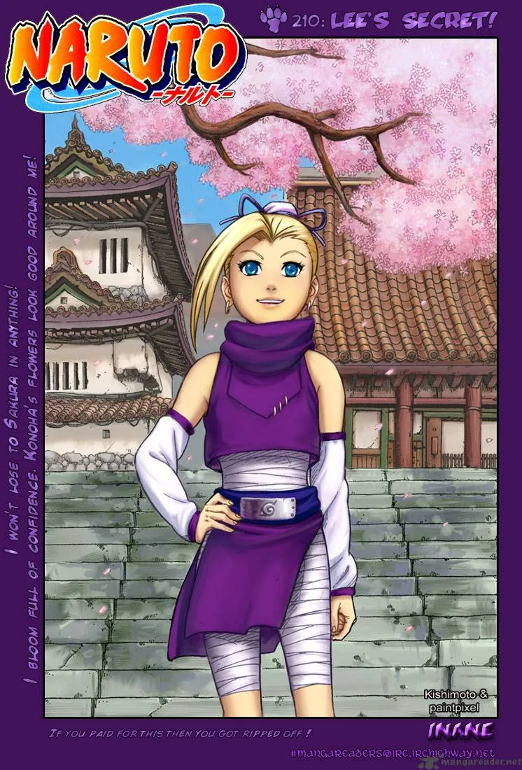 Naruto Chapter 210 page 1