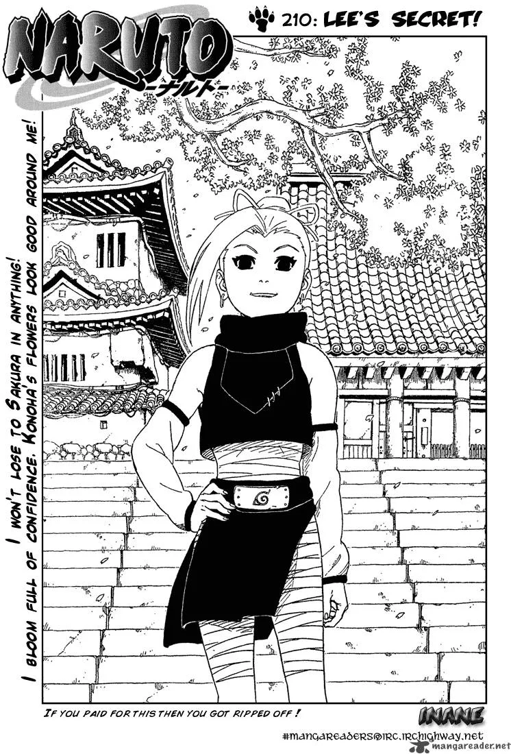 Naruto Chapter 210 page 2