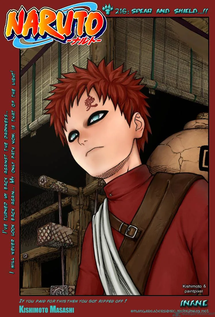 Naruto Chapter 216 page 2