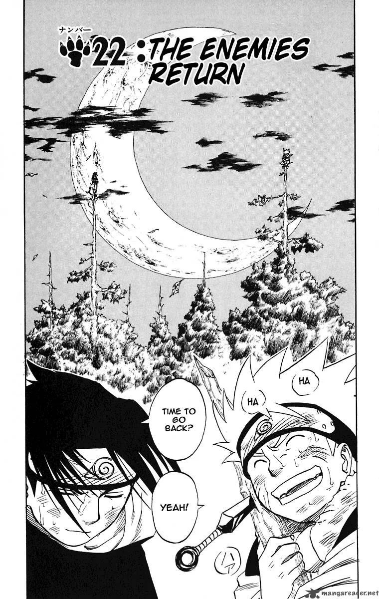 Naruto Chapter 22 page 1