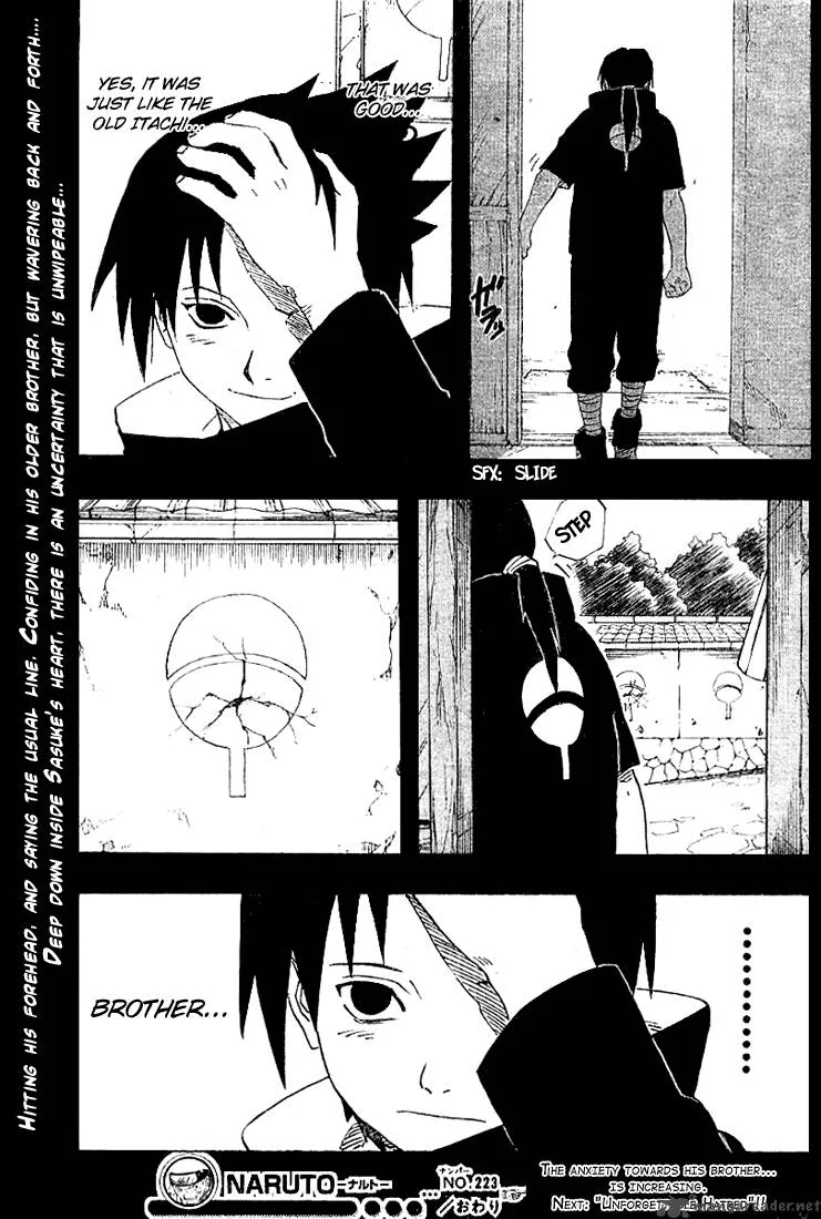Naruto Chapter 223 page 20