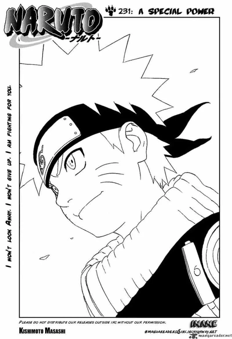Naruto Chapter 231 page 1
