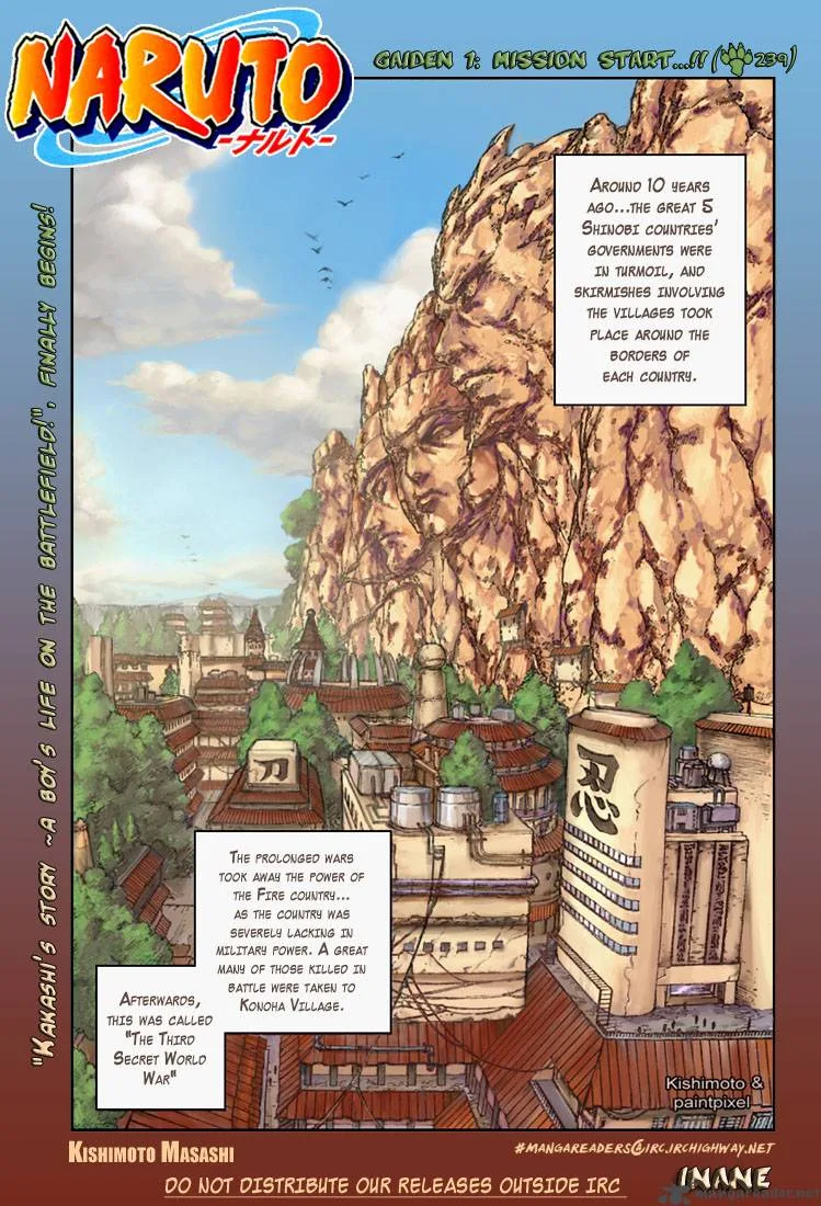 Naruto Chapter 246 page 1