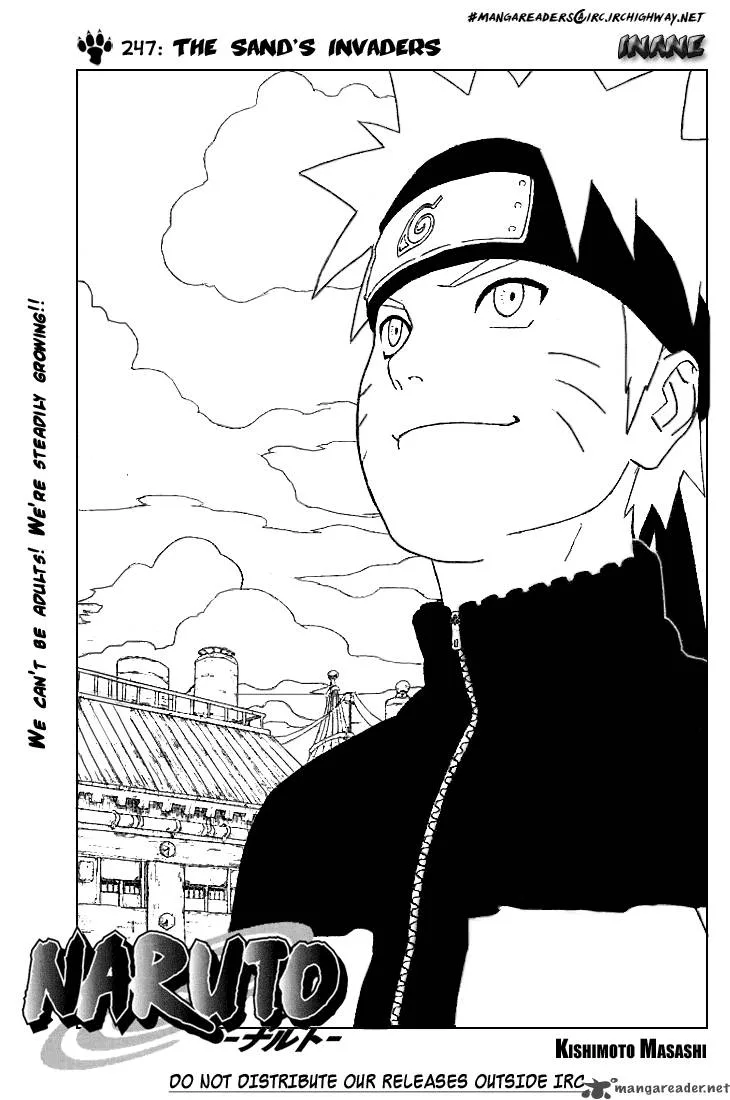 Naruto Chapter 247 page 1