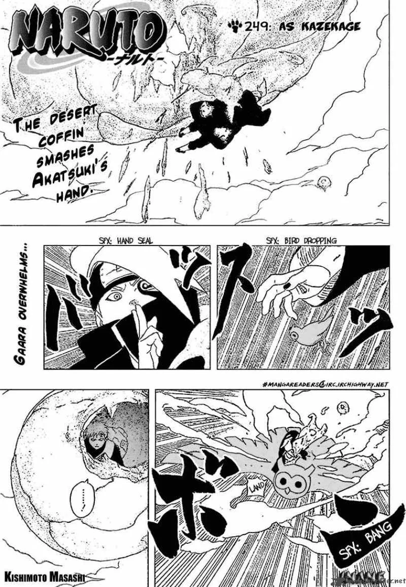 Naruto Chapter 249 page 1