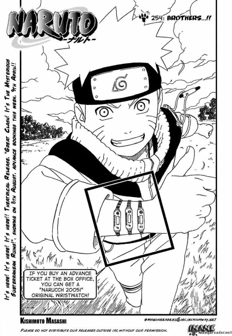 Naruto Chapter 254 page 1