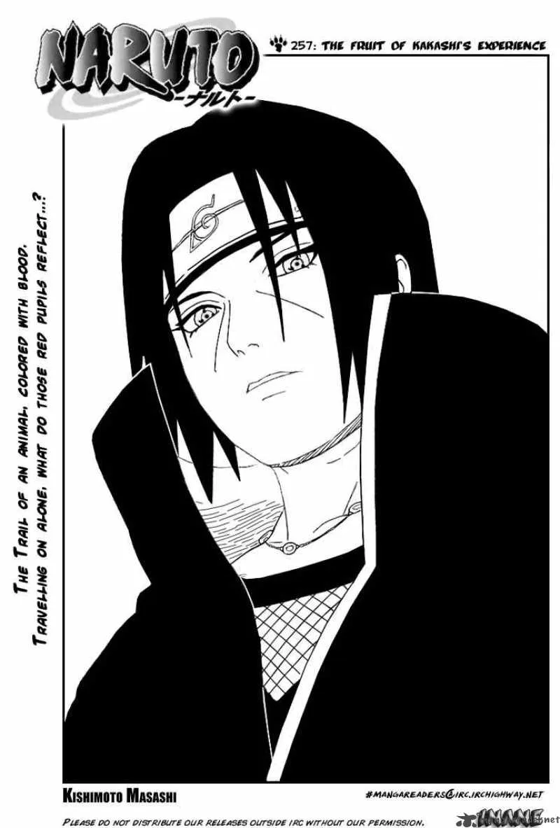 Naruto Chapter 257 page 1