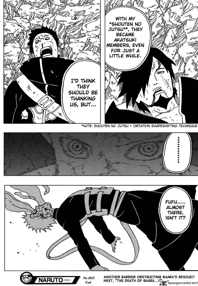 Naruto Chapter 260 page 19