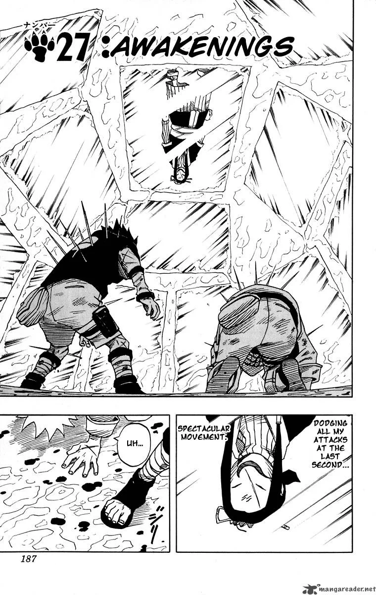 Naruto Chapter 27 page 1