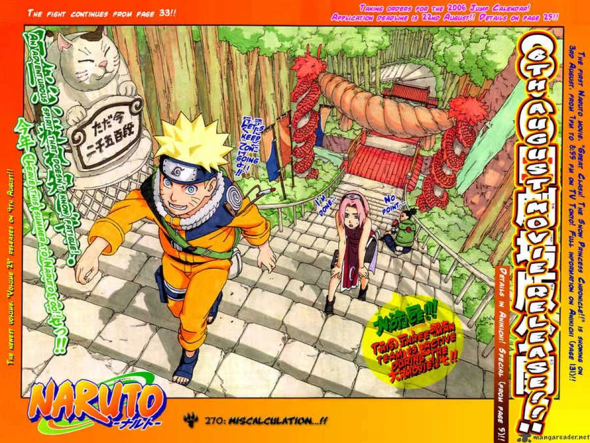 Naruto Chapter 270 page 6