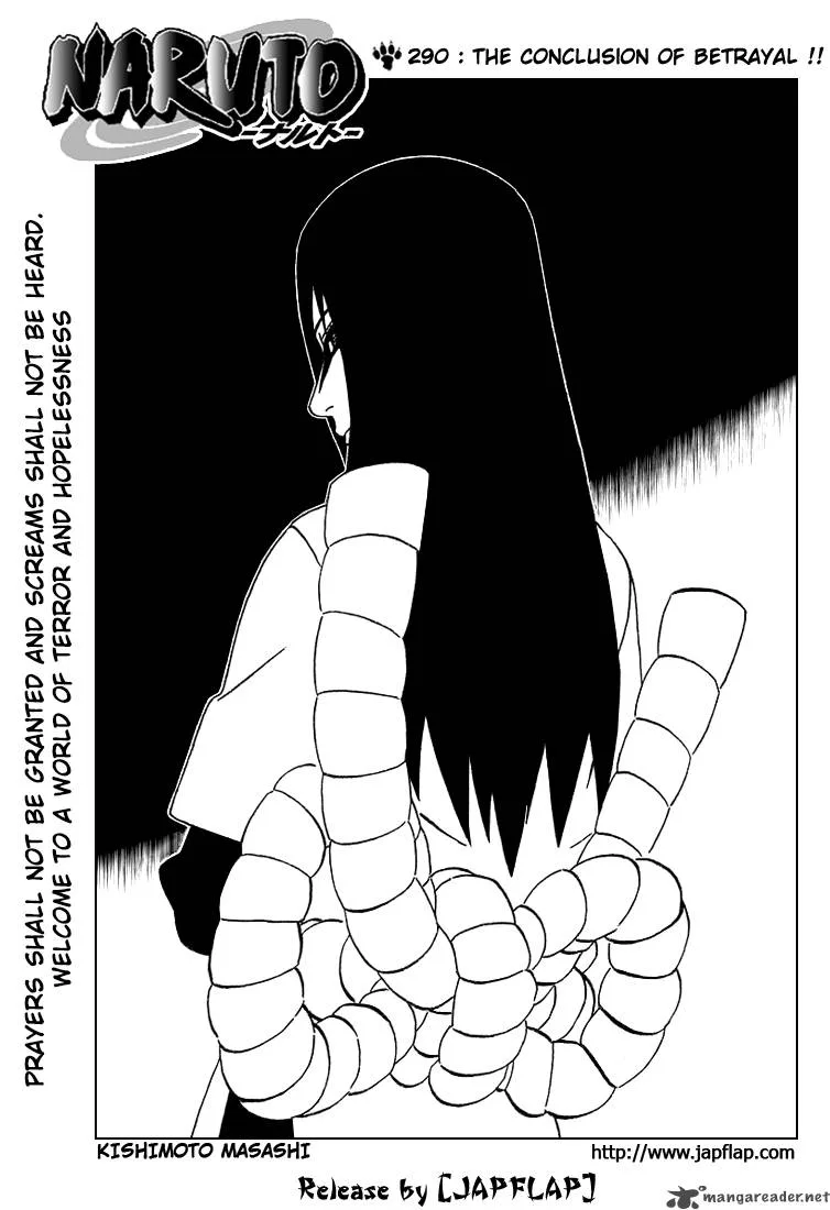 Naruto Chapter 290 page 1