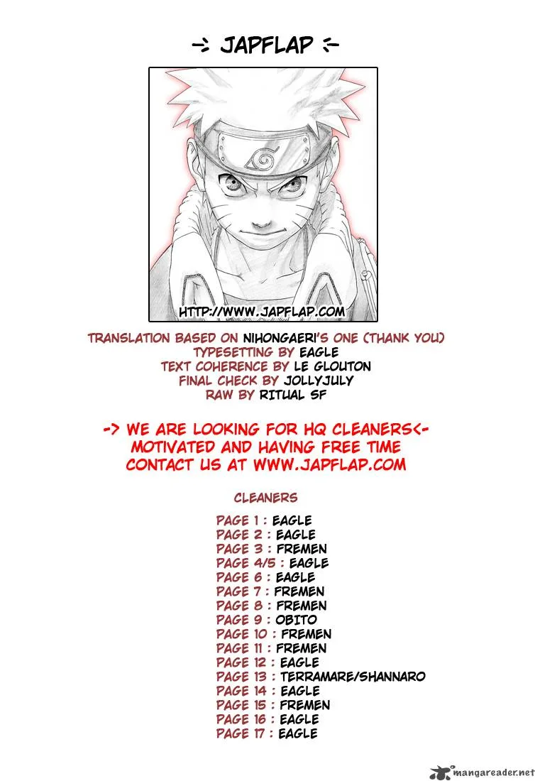 Naruto Chapter 291 page 17